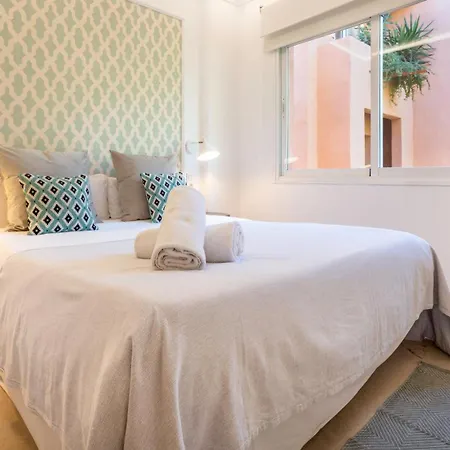 شقة Vacation L Golden Mile Oasis L Family Friendly L Next To The And Puente L 24-7 Security ماربيا